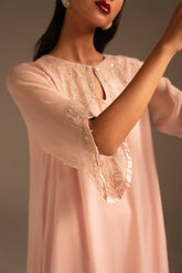 1 Piece Chiffon Embroidered Shirts (FS0066)